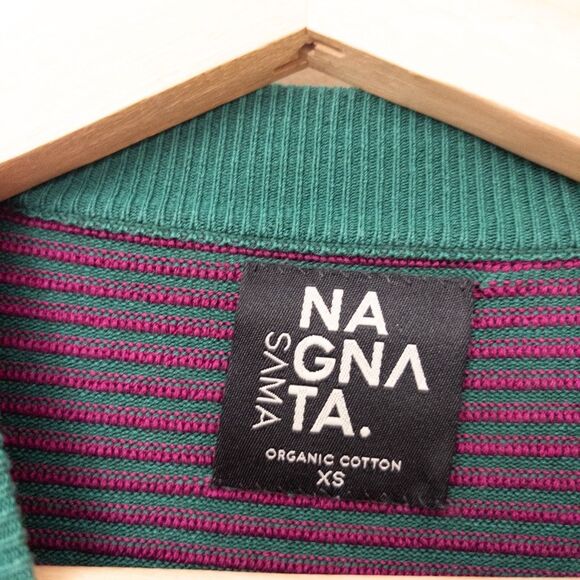 Nagnata Lucid Sweater Opal Rainbow Stripe Retro Knit Size XS - Picture 6 of 9